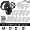ADDICTED TOYS LOCKED - ZAMKNIĘTA KLATKĄ PENIS 8 CM