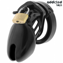 ADDICTED TOYS LOCKED - OBSIDIAN HOLD PENIS CAGE ROZMIAR S