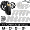 ADDICTED TOYS LOCKED - OBSIDIAN HOLD JAULA PARA PENE TALLA S