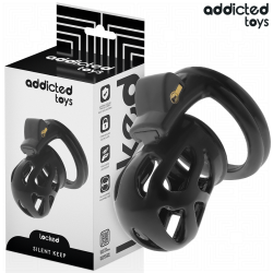 ADDICTED TOYS LOCKED - CICHY TRZYMAJĄCY PENIS CAGE 7,5 CM