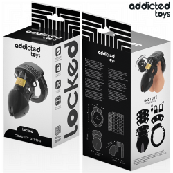 ADDICTED TOYS ZAMKNIĘTE - GŁĘBOKOŚĆ CZYSTOŚCI PENIS CAGE 7,5 CM