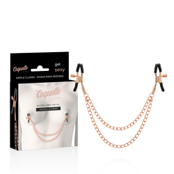 COQUETTE CHIC DESIRE - FANTASY METALOWE ZACISKI NA SUMKI Z LANCUCHEM