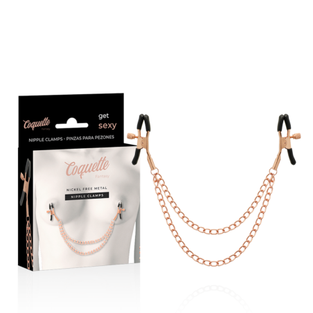 COQUETTE CHIC DESIRE - FANTASY METALOWE ZACISKI NA SUMKI Z LANCUCHEM