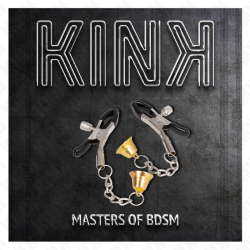 KINK - ZLOTA ZAWIESZKA Z DZWONKIEM ZACISKI NA SUMKI 6 CM