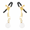 KINK - GLASPERLEN-NIPPELKLAMMERN GOLD 6 CM