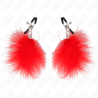 KINK - FEDERNIPPENKLEMME ROT 7 CM