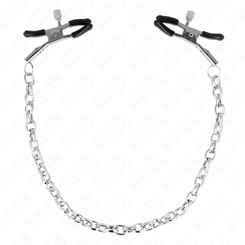 KINK - ZACISKI NA SUMKI Z GRUBYM LANCUCHEM 30 CM