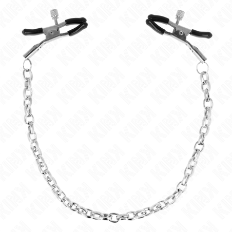 KINK - ZACISKI NA SUMKI Z GRUBYM LANCUCHEM 30 CM