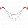 KINK - PINÇAS PARA BICOS COM CORRENTES DE PONTOS 30 CM
