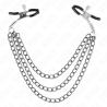 KINK - ZACISKI NA SUMKI Z 3 LANCUCHAMI CZARNE 20/23/28 CM