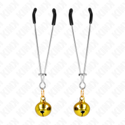 KINK - PINÇAS DE BINO FINAS OURO 7 CM