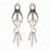 KINK - PINZE PER CAPEZZOLI TRIFOGLIO GIAPPONESE CON CATENINE ARGENTO