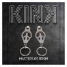 KINK - O-RING JAPANESE CLOVER NIPPLE CLAMPS SILVER