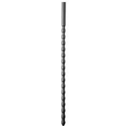 ALL BLACK - SILIKONOWA SONDA CEWKI 6/8 MM