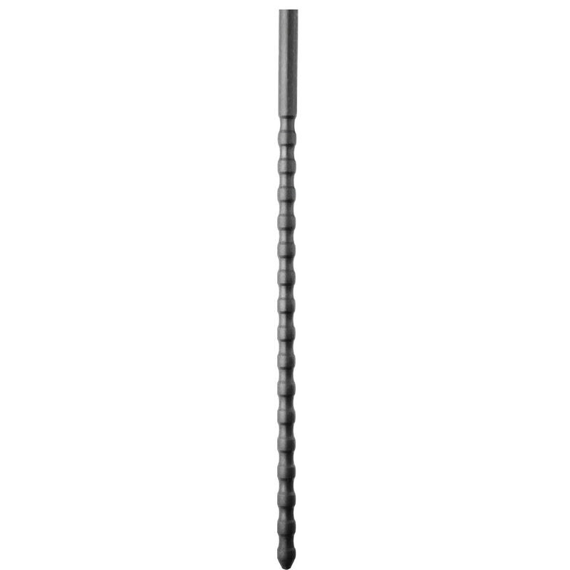 ALL BLACK - SILIKONOWA SONDA CEWKI 6/8 MM