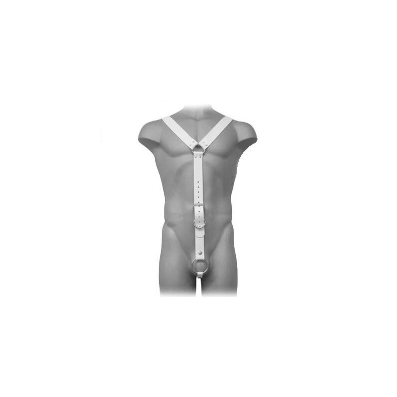 LEATHER BODY - IMBRACATURA UOMO BIANCO LEATHER BODY - IMBRACATURA UOMO BIANCO