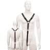 LEATHER BODY - UPRZ?? M?SKA CZARNY