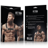FETISH SUBMISSIVE ATTITUDE - M?SKA UPRZ?? Z EKO-SKÓRY W KSZTA?CIE BULLDOGA ROZMIAR M/L