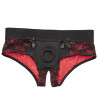 CALEXOTICS - SCANDAL SET DE BRAGUITAS SIN ENTREPIERNAS CON DILDO TALLA S/M