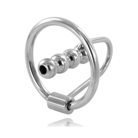 METAL HARD - ANEL DE GLNDULA COM PLUG URETRAL 28MM