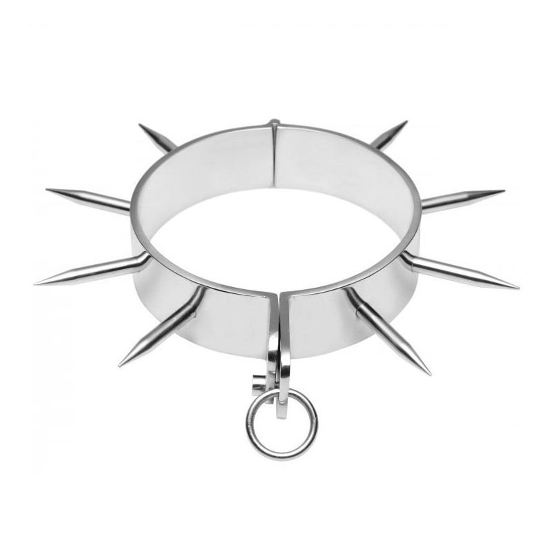 METAL HARD - COLLIER DESCLAVE BDSM AVEC POINTES METAL HARD - COLLIER DESCLAVE BDSM AVEC POINTES