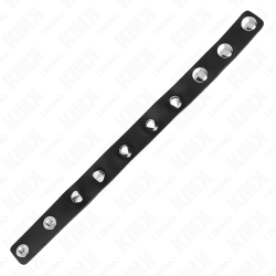 KINK - PIERSCIEN NA PENISA SKÓRZANY Z KOLCAMI 21,5 X 1,6 CM