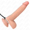 KINK - METALOWY PENIS RING Z LANCUSZKIEM I REGULOWANYMI ZACISKAMI NA SUTKE
