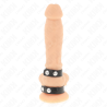 KINK - ANELLO PER PENE REGOLABILE IN PELLE DOPPIA