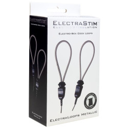 ELECTRASTIM - ELECTRALOOPS E-STIM REGULOWANE METALOWE PIERŚCIENIE NA PENISA