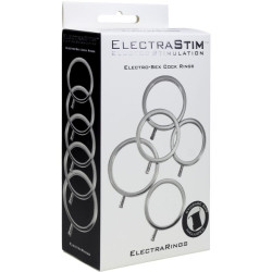 ELECTRASTIM - ELECTRARINGS ANNEAUX PÉNIS EN MÉTAL PACK DE 5