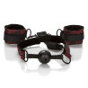 CALEXOTICS - SCANDAL ATMUNGSAKTIVER BALLKNEBEL MIT HANDSCHELLEN