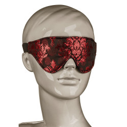 CALEXOTICS - SCANDAL OPAQUE EYE MASK Z CZERWONYMI SZCZEGÓŁAMI