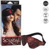 CALEXOTICS – SCANDAL BLICKDICHTE AUGENMASKE MIT ROTEN DETAILS