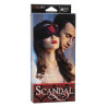 CALEXOTICS – SCANDAL BLICKDICHTE AUGENMASKE MIT ROTEN DETAILS