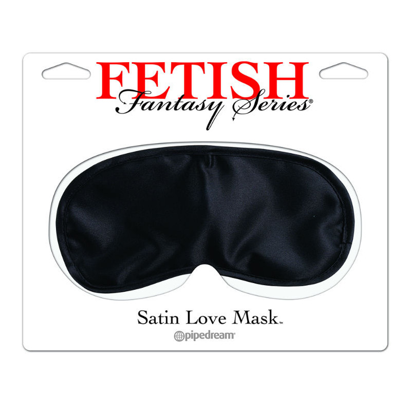 FETISH FANTASY SERIES - MASQUE DAMOUR EN SATIN NOIR