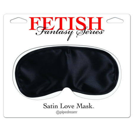 FETISH FANTASY SERIES - SATYNOWA MASKA MILOSCI CZARNA