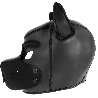 DARKNESS - NEOPRENE DOG MASK WITH REMOVABLE MUZZLE M