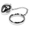 METAL HARD - PIERSCIEN KOGUTOWY 45MM + LANCUCH Z METALOWA KULKA