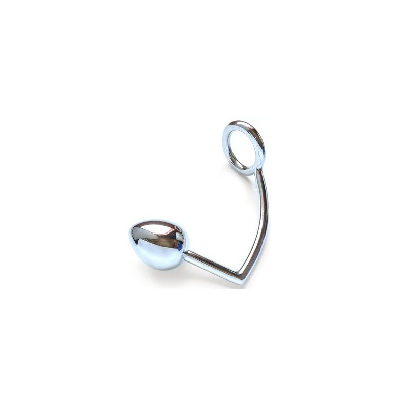 METAL HARD - ANEL COM GANCHO ANAL 50MM