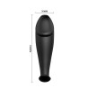 PRETTY LOVE - SILIKONOWY KOREK ANALNY FORMULA PENISA I 12 TRYBOW WIBRACJI CZARNY