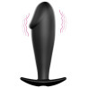 PRETTY LOVE - PLUG ANAL SILICONA FORMA PENE Y 12 MODOS VIBRACIÓN NEGRO