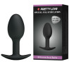 PRETTY LOVE - SILIKONOWY KOREK ANALNY 6,5 CM CZARNY