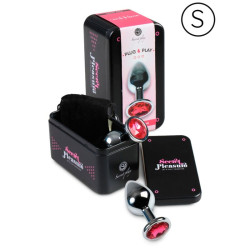 SECRETPLAY - KOREK ANALNY ALUMINIOWY FUKSJA 7 CM