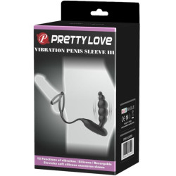PRETTY LOVE - PIERSCIONKI NA PENIS Z WTYCZKA WIBRATORA