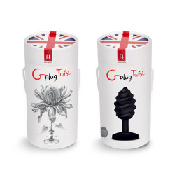 G-VIBE - WTYCZKA GNIAZDOWA TWIST Z WIBRACJA CZARNA