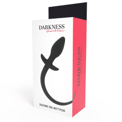 DARKNESS - KOREK ANALNY 28 CM CZARNY SILIKON