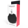 DARKNESS - DODATKOWA ZATYCZKA ANALNA Z OGONEM CZARNA 7 CM