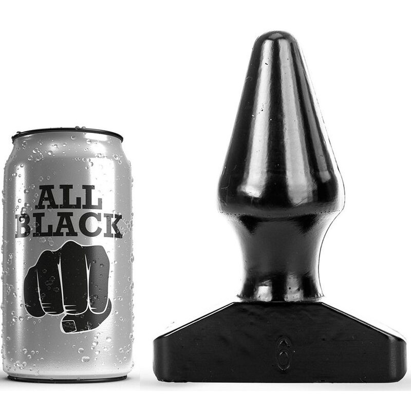 ALL BLACK - WTYCZKA ANALNA 15,5 CM