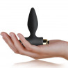 ROCKS-OFF - KOREK ANALNY PETITE SENSATIONS DLA POCZATKUJACYCH - CZARNY