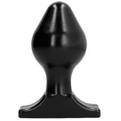 ALL BLACK - KOREK ANALNY 16X8 CM